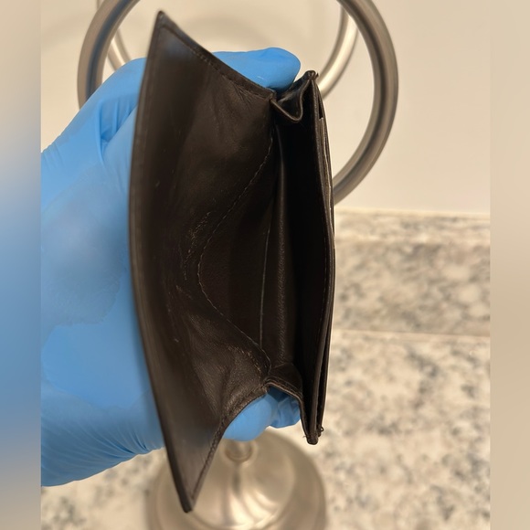 BOTTEGA VENETA INTRECCIATO CARD CASE- Dark Brown - Picture 9 of 10